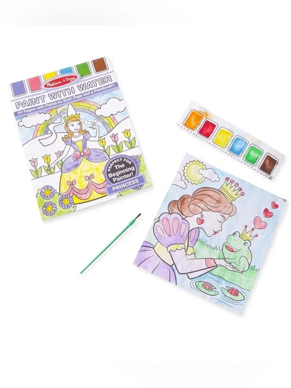 NEW Melissa & Doug Paint with Water - Princess and Farm Animals